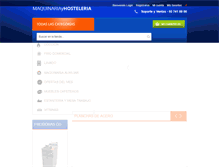 Tablet Screenshot of maquinariayhosteleria.com